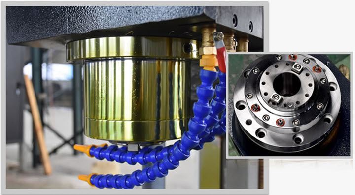 spindle of iNC-MT 4 axis CNC milling machine